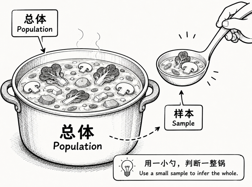 样本量不是拍脑袋：从一锅汤说起